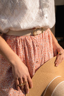 Bagues Violaine en bijoux IT HIPPIE, ornement en acier avec détails délicats et finition brillante.