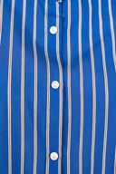 Chemise bohème Oria femme en coton à rayures bleues - It Hippie