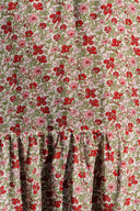 Robe bohème Julie femme en viscose rouge fleurie - It Hippie