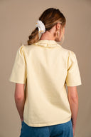 Chemisier bohème Charlie femme en denim jaune - It Hippie