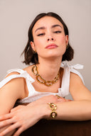 Bracelet manchette Bertille en bijoux IT HIPPIE avec détails élégants visibles sur l'image.