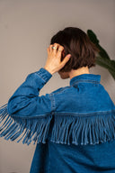 Veste Maëline IT HIPPIE en tissu léger avec col et manches longues, style décontracté pour femmes.
